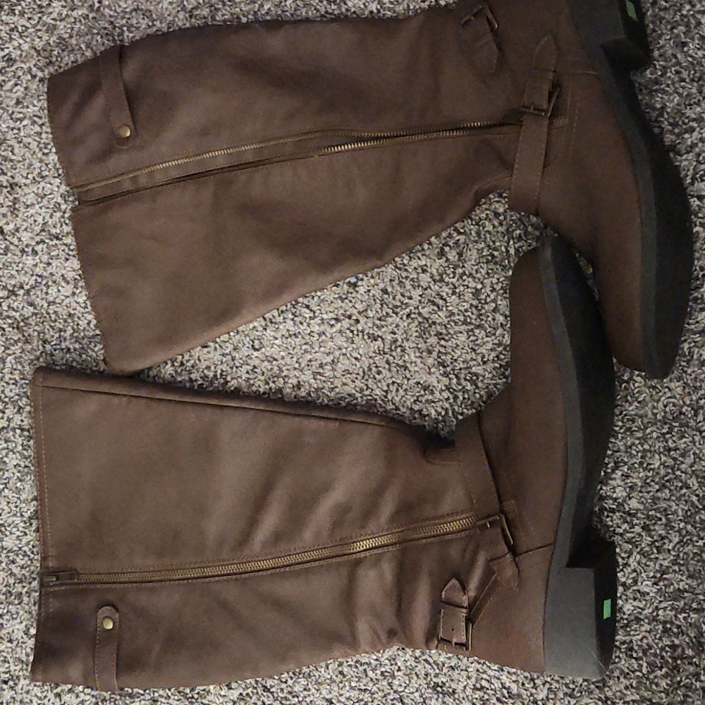 Brash Riding Boots Brown Wide 12 Lightweight Casual horse riding relax NEW